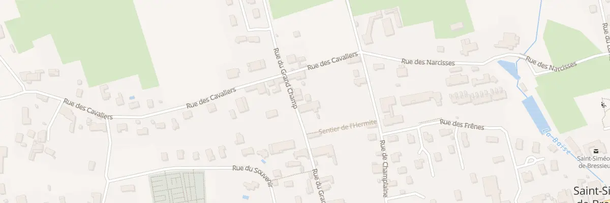 Plan du 254 Rue du Grand Champ à Saint-Siméon-de-Bressieux
