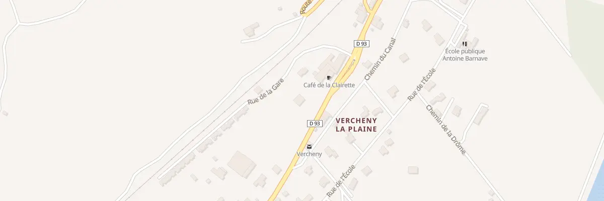 Plan du 5085 Les Broues à Vercheny