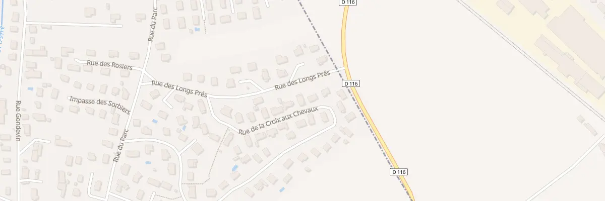Plan du 60 Rue de la Croix aux Chevaux à Longeault-Pluvault