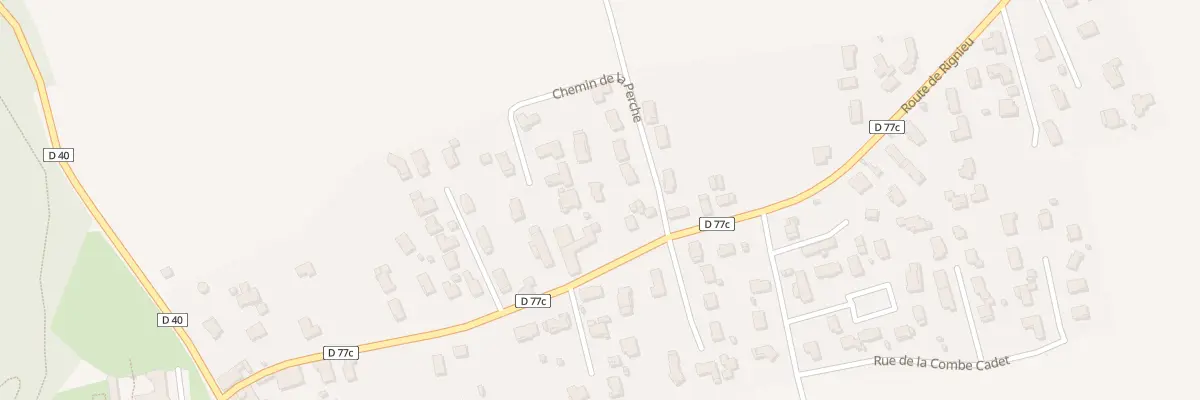 Plan du 35 Chem de la Perche à Chazey-sur-Ain