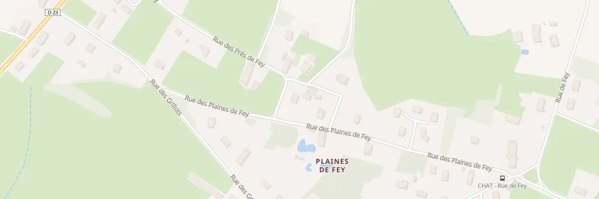 Plan du 403 Rue des Prés de Fey à Louhans-Châteaurenaud