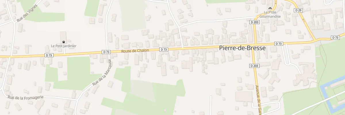 Plan du 31 Rte de Chalon à Pierre-de-Bresse