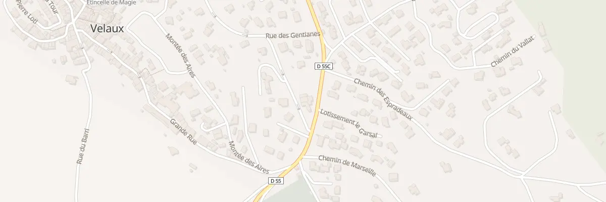 Plan du 413 Rte de Rognac à Velaux