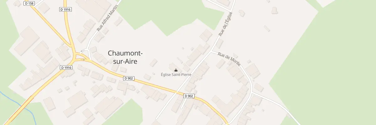 Plan du 3 Rue de l’Eglise à Chaumont-sur-Aire
