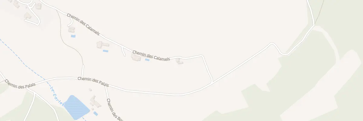 Plan du 578 Che des Calamels à Murs