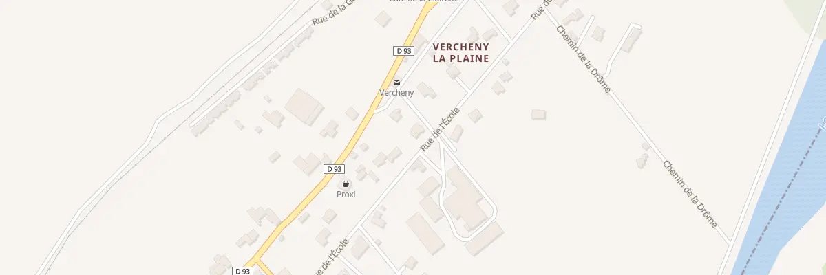 Plan du 5138 La Plaine à Vercheny
