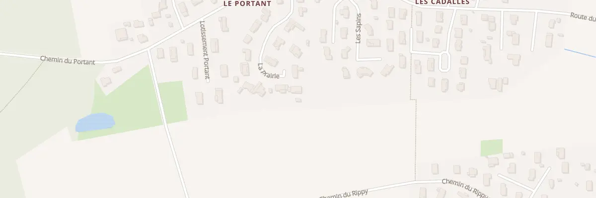 Plan du 11 La Prairie à Certines