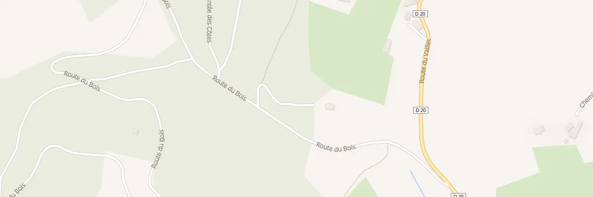 Plan du 360 Rte du Bois à Saint-Appolinard
