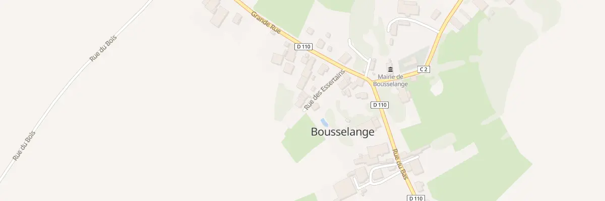 Plan du 1 Rue des Essertains à Bousselange