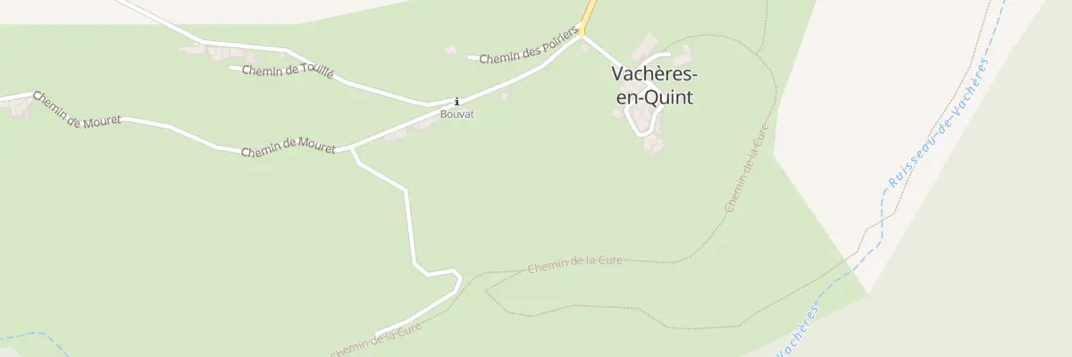 Plan du 5000 Bouvat à Vachères-en-Quint