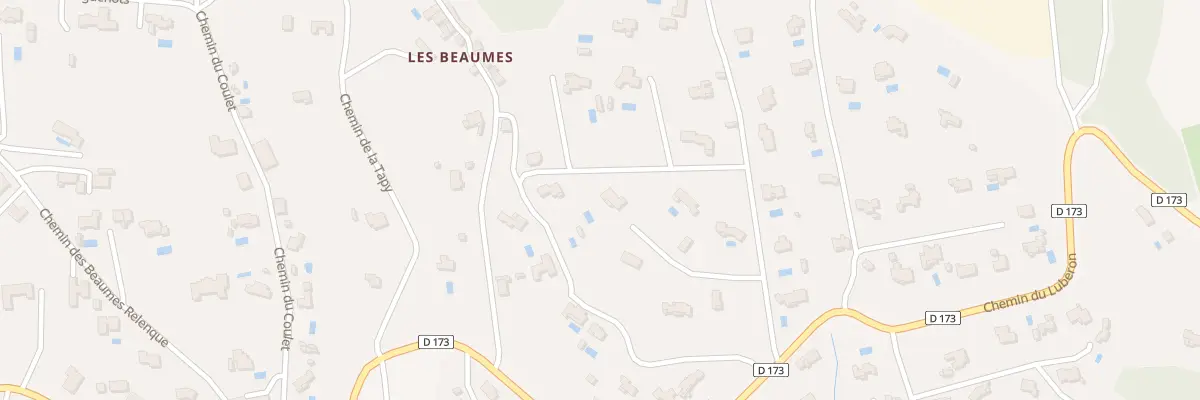 Plan du 8 Lot Les Beaumes à Puget