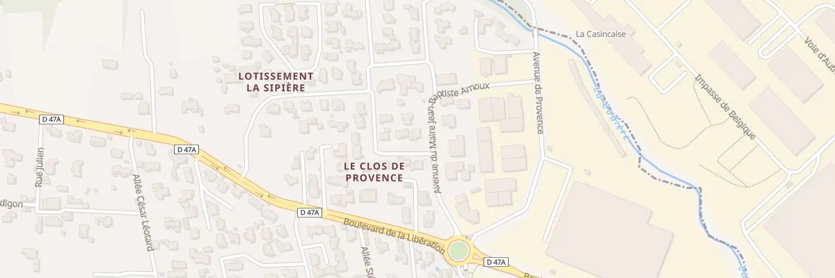 Plan du 2 Lot le Clos de Provence à Saint-Victoret
