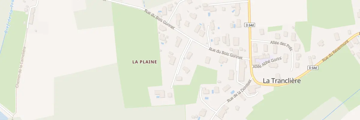 Plan du 167 Rue du Bois Gonnet à La Tranclière