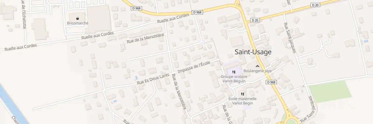 Plan du 7 Imp de l’Ecole à Saint-Usage
