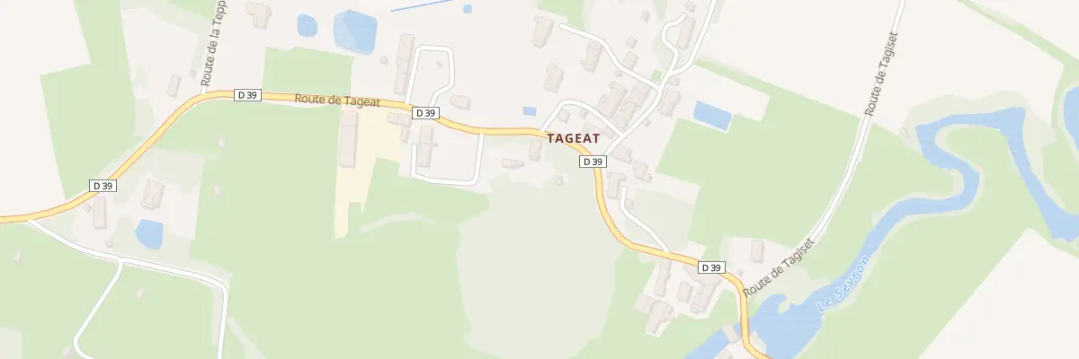 Plan du 1370 Rte de Tageat à Varennes-Saint-Sauveur