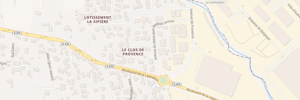 Plan du 6 Lot le Clos de Provence à Saint-Victoret