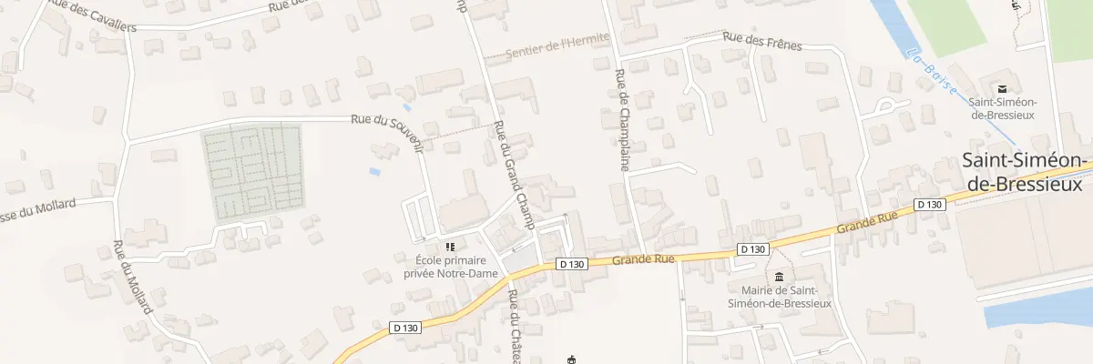 Plan du 74 Rue du Grand Champ à Saint-Siméon-de-Bressieux