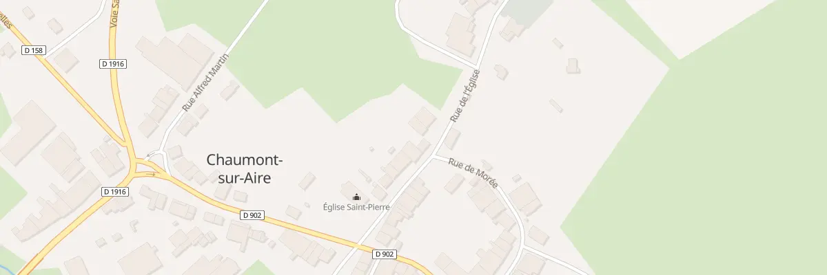 Plan du 9 Rue de l’Eglise à Chaumont-sur-Aire