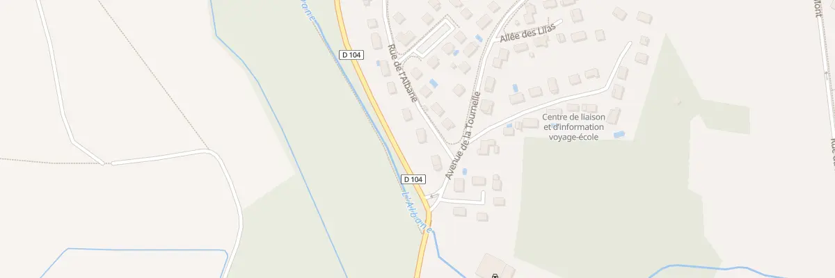 Plan du 1 Rue de l’Albane à Belleneuve