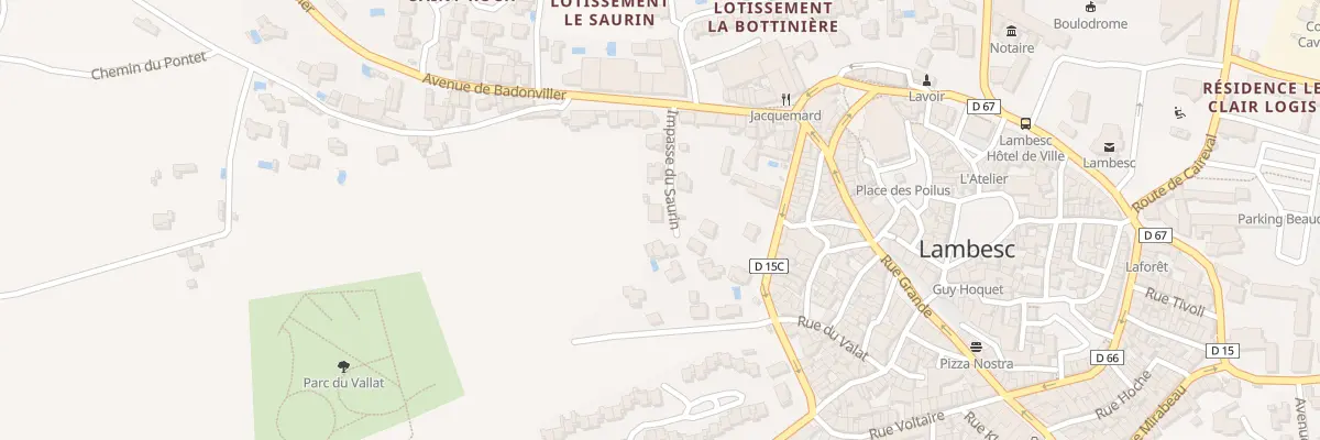 Plan du 6 Imp du Saurin à Lambesc