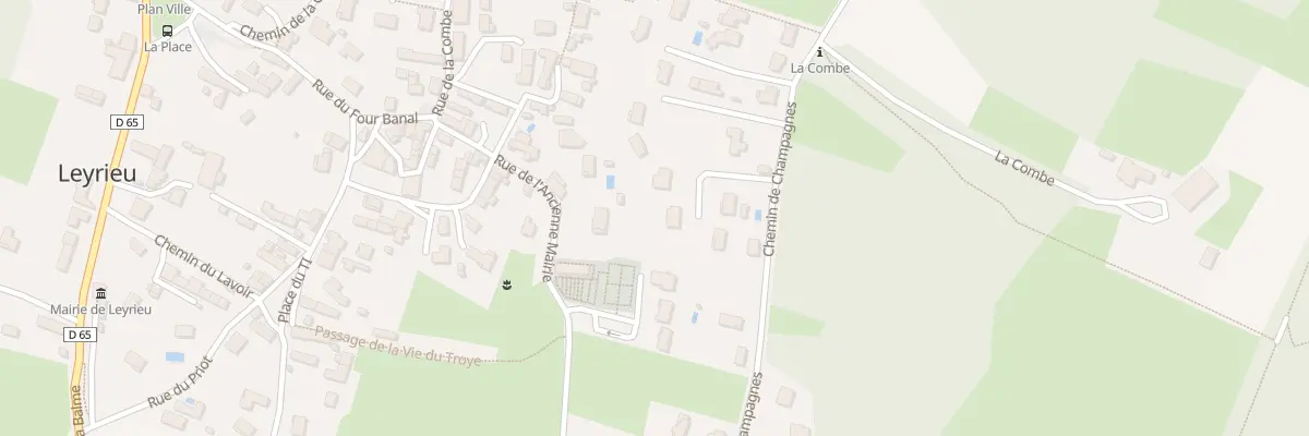 Plan du 5207 Imp de Champagne à Leyrieu