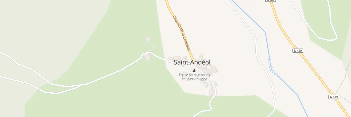 Plan du 5070 Le Village à Saint-Andéol