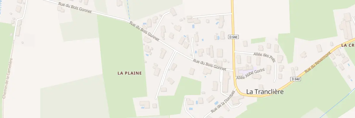 Plan du 143 Rue du Bois Gonnet à La Tranclière