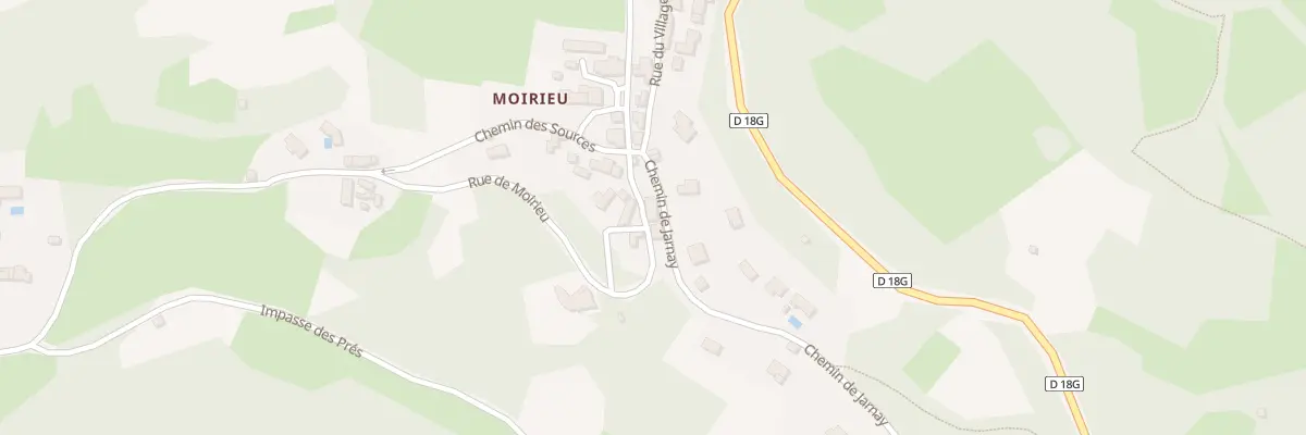 Plan du 16 Rue de Moirieu à Villemoirieu