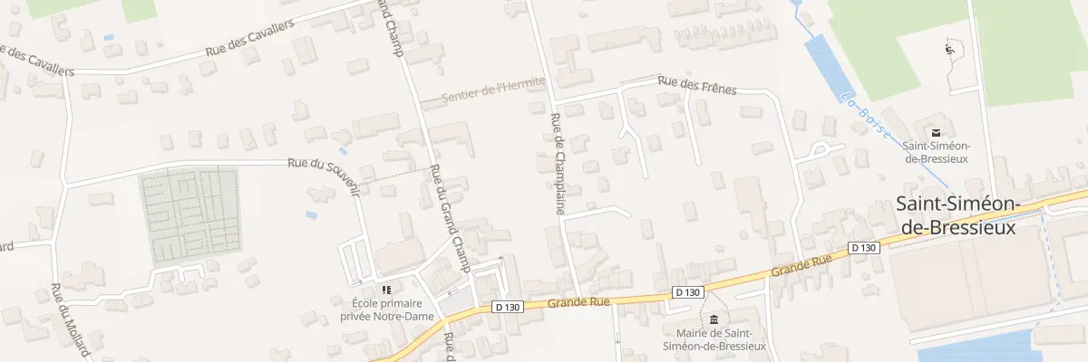 Plan du 93 Rue de Champlaine à Saint-Siméon-de-Bressieux