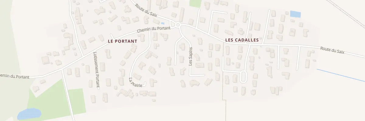 Plan du 2 Lot Les Sapins à Certines