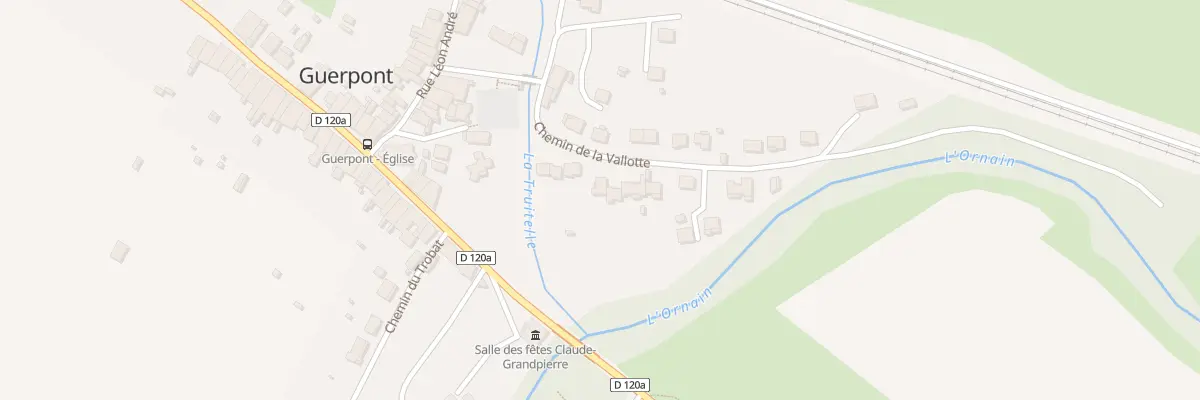 Plan du 8 Che de la Vallotte à Guerpont