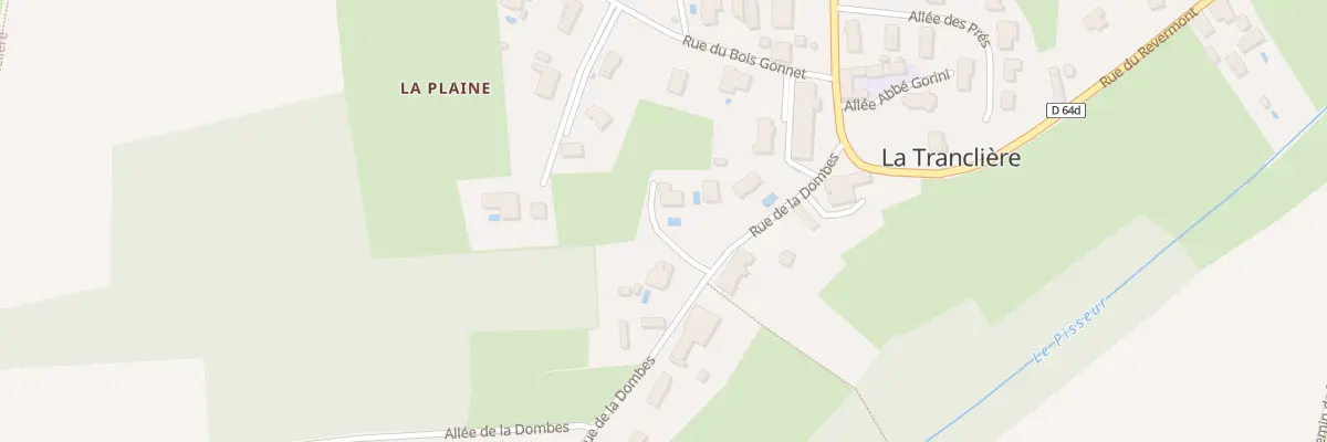 Plan du 410 Rue de la Dombes à La Tranclière