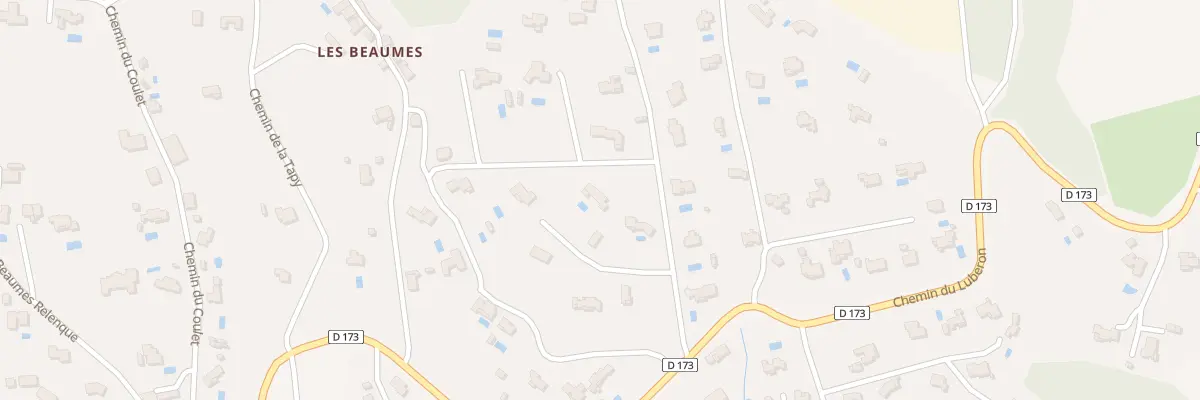 Plan du 5494F Les Beaumes à Puget