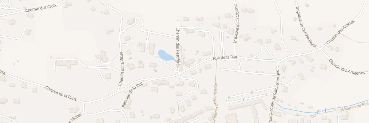 Plan du 27 Rue de la Riot à La Côte-Saint-André