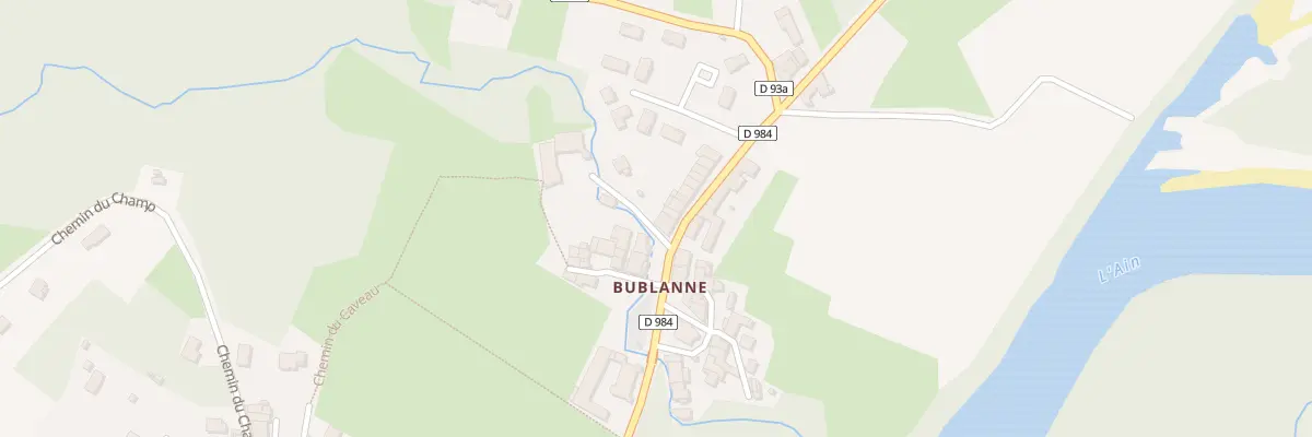 Plan du 715 Rte de Bublanne à Châtillon-la-Palud