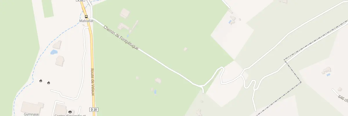 Plan du 5429 Fontpetuge à Coudoux