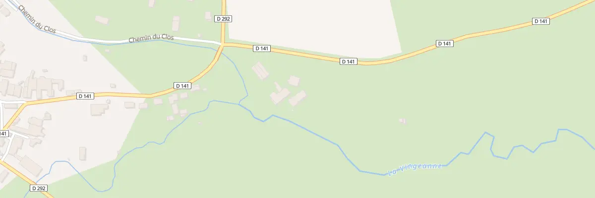 Plan du 1 Le Foulon à Baissey