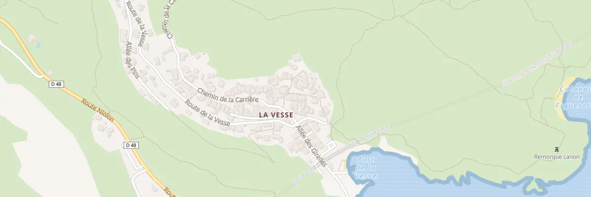 Plan du 2 Pl de la Calanque au Rove