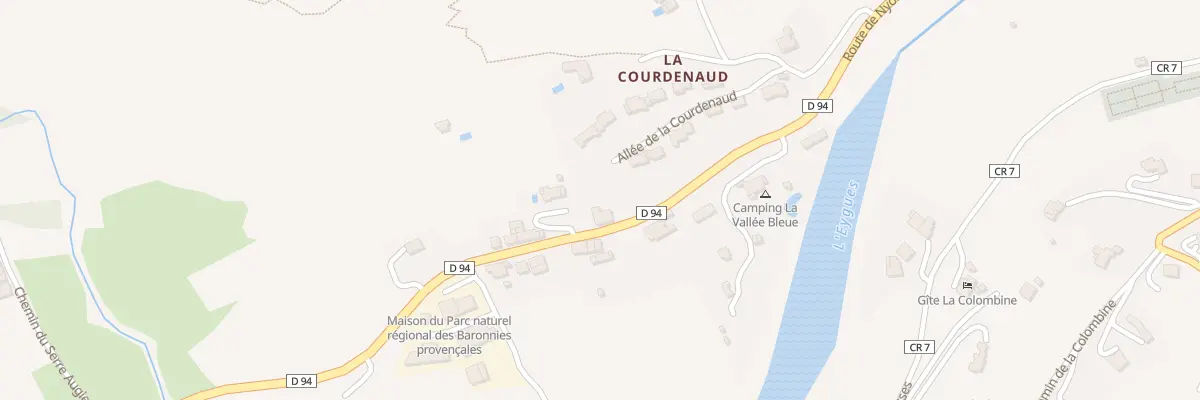 Plan du 7 La Courdenaud à Sahune