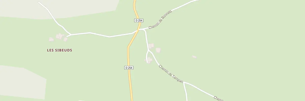 Plan du 55 Che de Tampan à Oriol-en-Royans