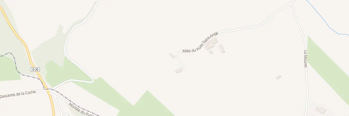 Plan du 5007A Puits Saint Ange à Bessins
