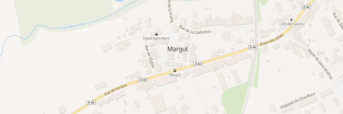 Plan du 11 Pl du Monument à Margut