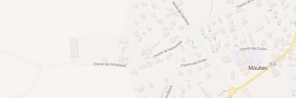 Plan du 28 Che du Polosson à Maubec