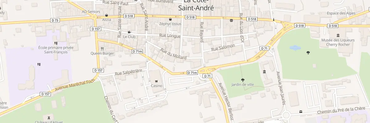 Plan du 4 Rue du Mollard à La Côte-Saint-André