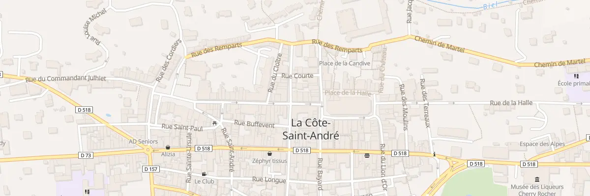 Plan du 9 Rue de l’Hotel de Ville à La Côte-Saint-André