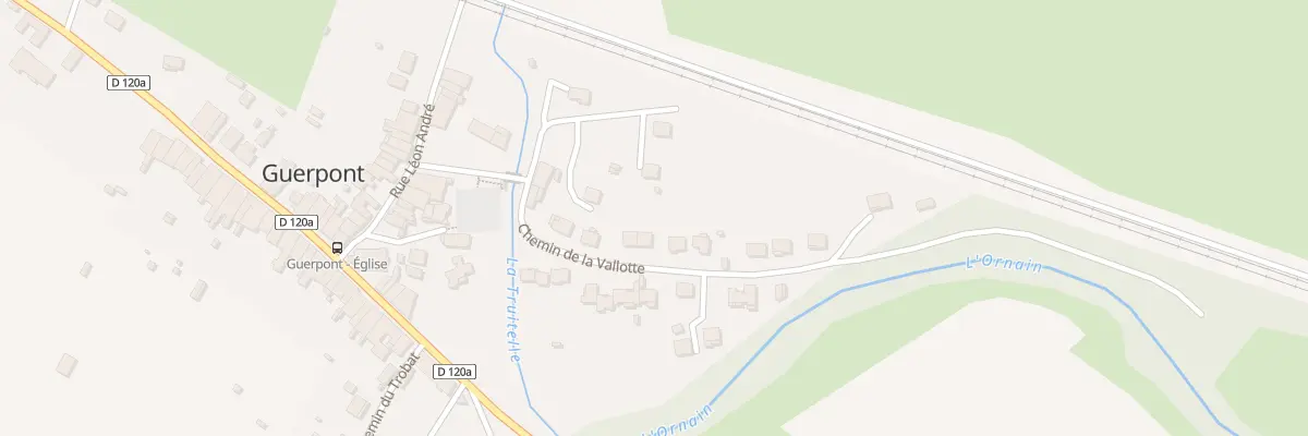 Plan du 9 Che de la Vallotte à Guerpont