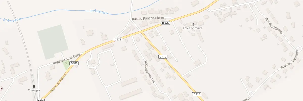 Plan du 4 Rue de Chaumergy à Losne