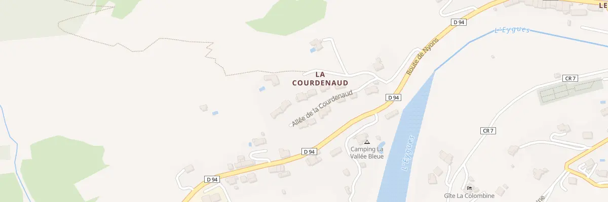 Plan du 10 La Courdenaud à Sahune
