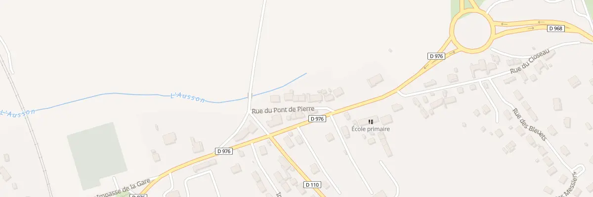 Plan du 8 Rue du Pont de Pierre à Losne