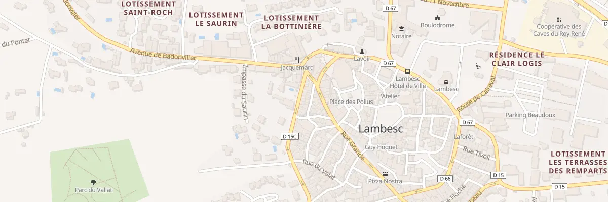 Plan du 7B Bd National à Lambesc